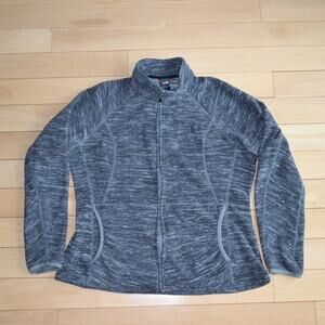 North Face Fleece Jacket Gray Size Large Womens
